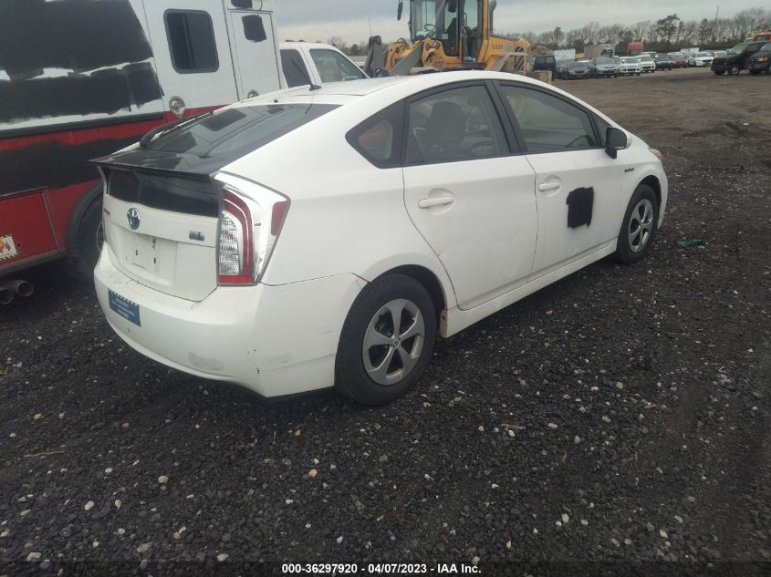 2013 TOYOTA PRIUS ONE/TWO/THREE/FOUR/FIVE - JTDKN3DUXD5634160