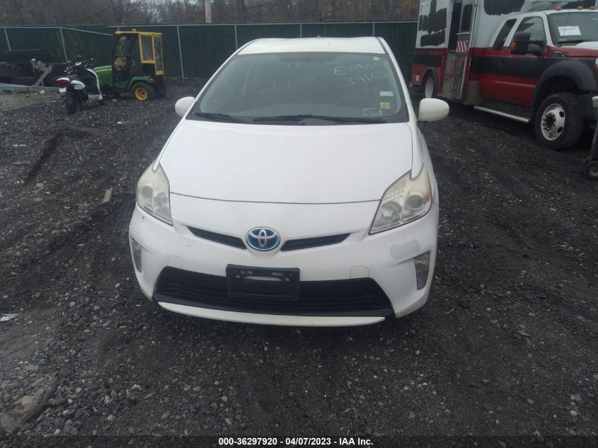 2013 TOYOTA PRIUS ONE/TWO/THREE/FOUR/FIVE - JTDKN3DUXD5634160