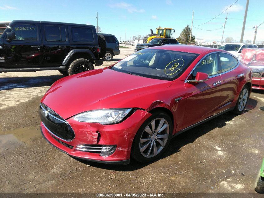 2014 TESLA MODEL S P85 - 5YJSA1H11EFP45020