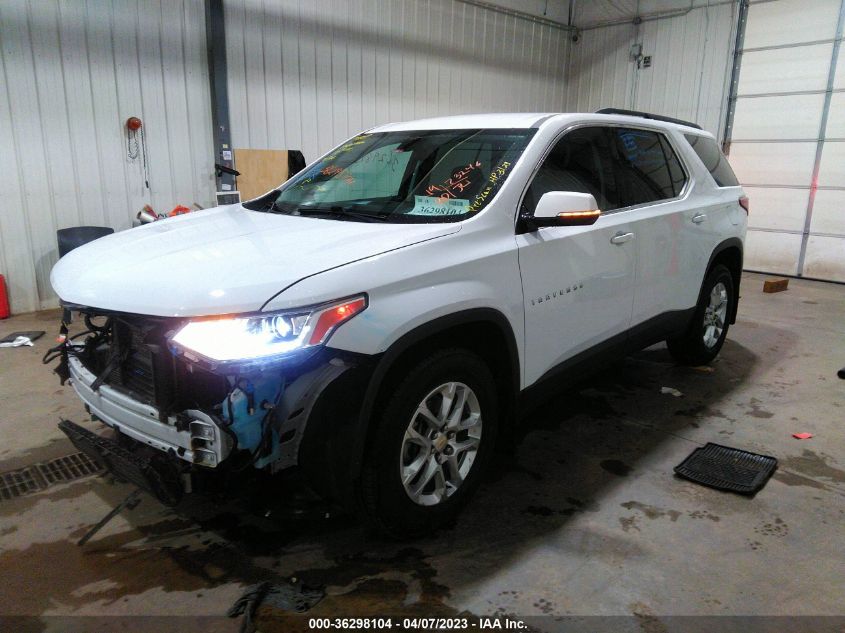 2019 CHEVROLET TRAVERSE LT CLOTH - 1GNEVGKW0KJ212385