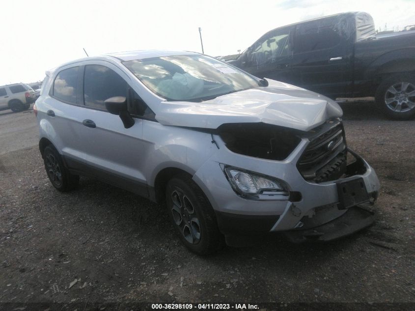 2021 FORD ECOSPORT S - MAJ3S2FE2MC398005