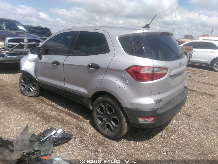 2021 FORD ECOSPORT S - MAJ3S2FE2MC398005