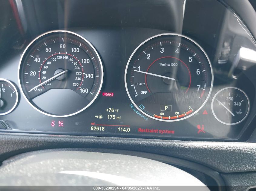 2015 BMW 3 SERIES 328I - WBA3A5G53FNS85729