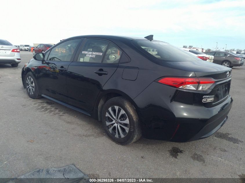 2020 TOYOTA COROLLA HYBRID LE - JTDEBRBE7LJ022802