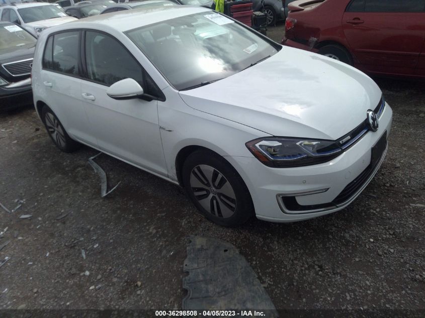 WVWPR7AU7JW912721 VOLKSWAGEN E-GOLF SEL PREMIUM 2018
