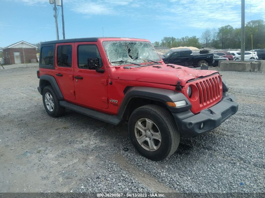 2019 JEEP WRANGLER UNLIMITED SPORT S - 1C4HJXDG8KW653336