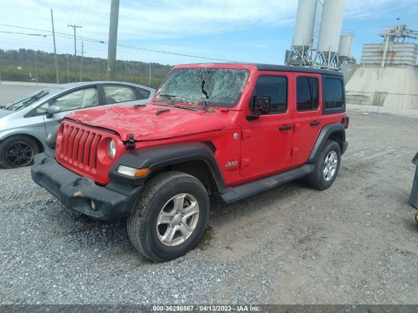 2019 JEEP WRANGLER UNLIMITED SPORT S - 1C4HJXDG8KW653336