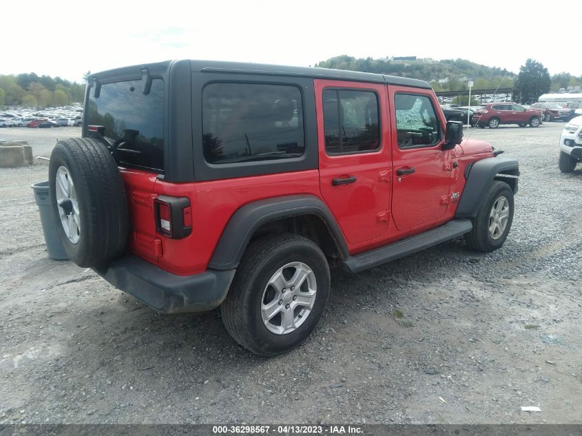2019 JEEP WRANGLER UNLIMITED SPORT S - 1C4HJXDG8KW653336