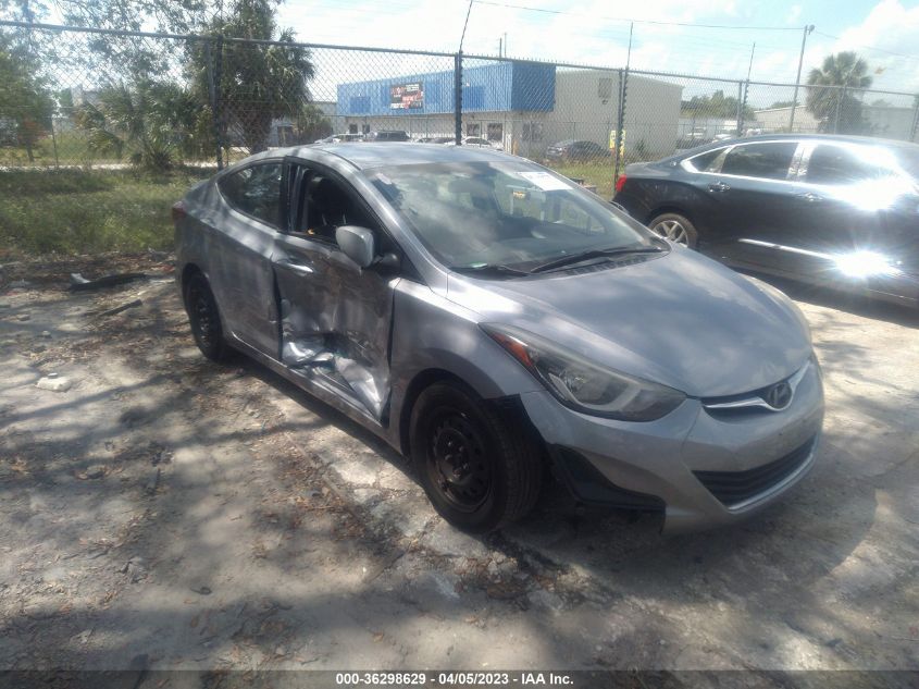 2016 HYUNDAI ELANTRA SE - 5NPDH4AEXGH734668