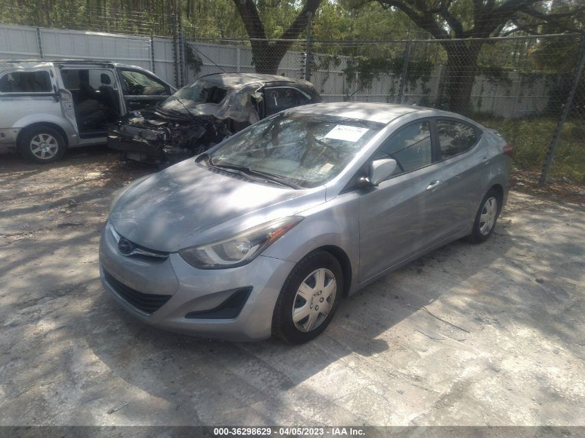 2016 HYUNDAI ELANTRA SE - 5NPDH4AEXGH734668