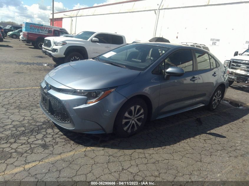 2022 TOYOTA COROLLA HYBRID LE - JTDEAMDE6NJ042058