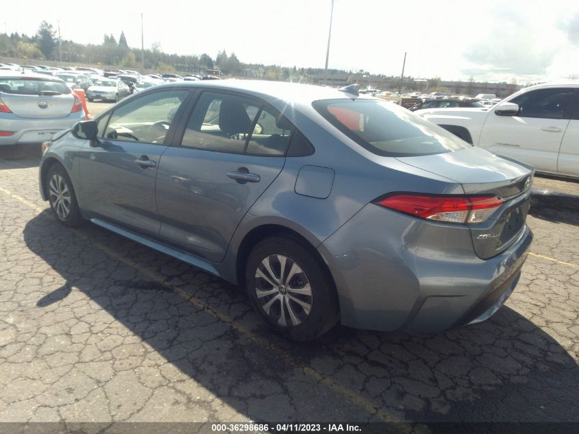 2022 TOYOTA COROLLA HYBRID LE - JTDEAMDE6NJ042058