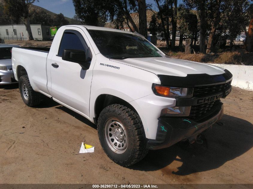2020 CHEVROLET SILVERADO 1500 WORK TRUCK - 3GCNYAEF8LG176263