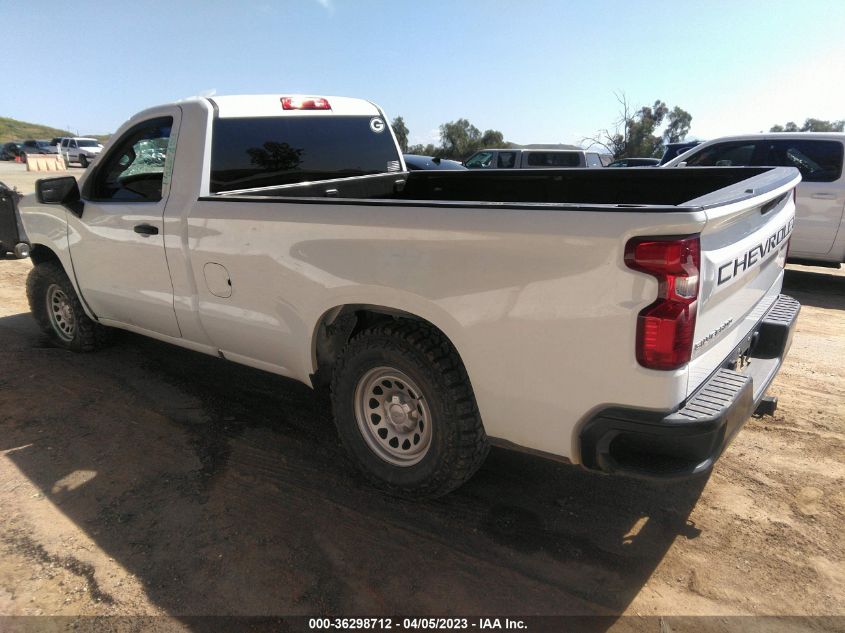 2020 CHEVROLET SILVERADO 1500 WORK TRUCK - 3GCNYAEF8LG176263