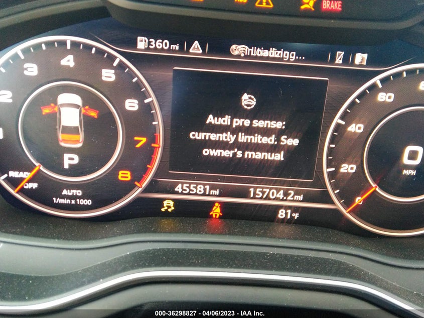 VIN WAUENAF43JA055073 2018 AUDI A4 PREMIUM PLUS
