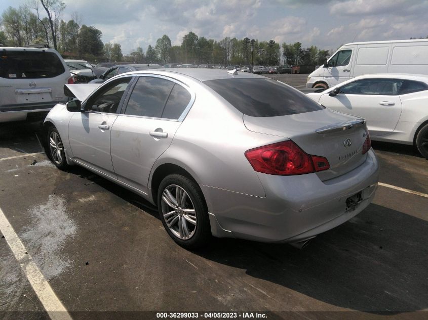 2013 INFINITI G37 SEDAN X - JN1CV6AR8DM359077