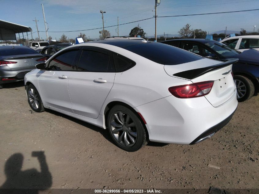 2015 CHRYSLER 200 S - 1C3CCCBG9FN627506