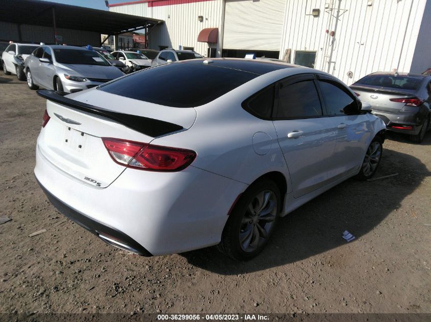 2015 CHRYSLER 200 S - 1C3CCCBG9FN627506