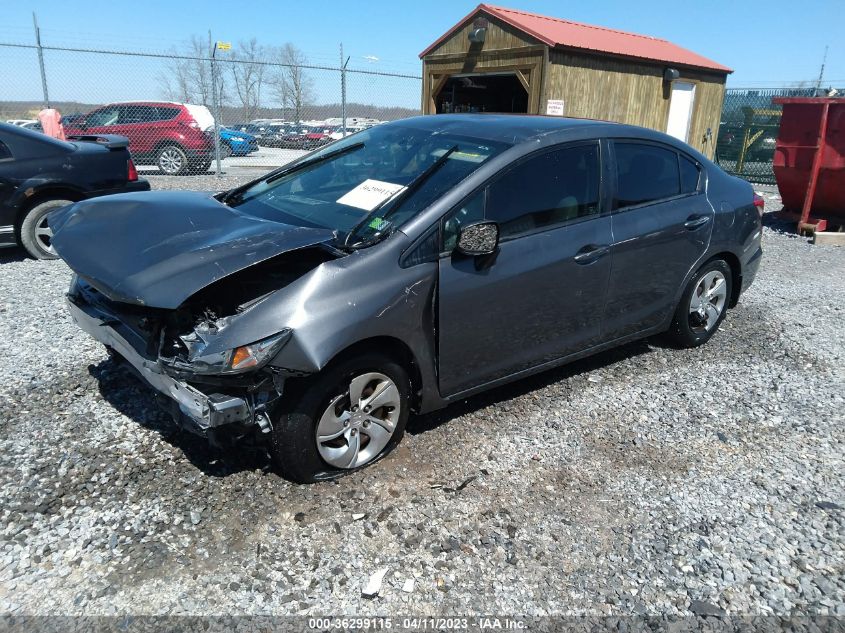 2013 HONDA CIVIC SDN LX - 19XFB2F54DE039464