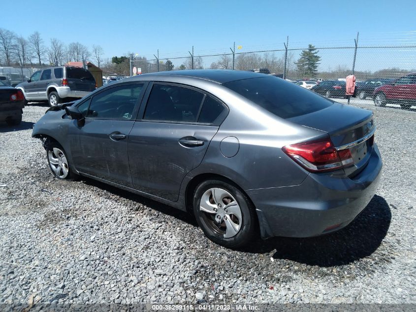 2013 HONDA CIVIC SDN LX - 19XFB2F54DE039464