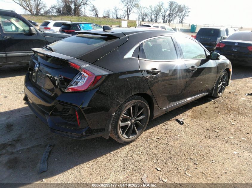 2020 HONDA CIVIC HATCHBACK EX - SHHFK7H61LU204736