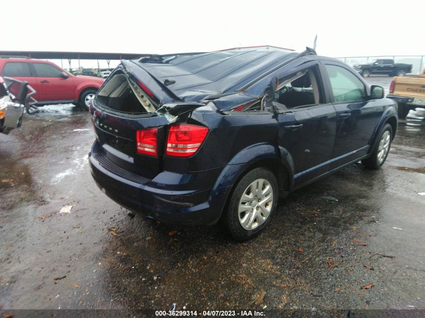 2017 DODGE JOURNEY SE - 3C4PDCAB2HT604829