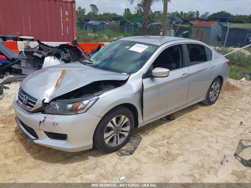 2014 HONDA ACCORD SEDAN LX - 1HGCR2F37EA152621