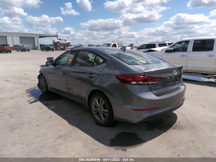 2017 HYUNDAI ELANTRA SE - KMHD84LF6HU196799