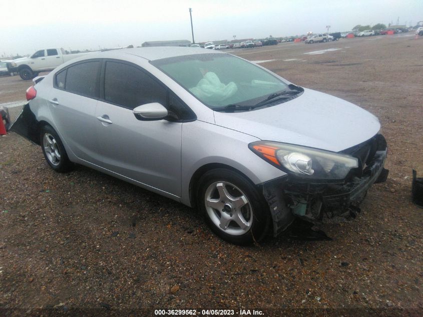 2015 KIA FORTE LX - KNAFX4A68F5370010