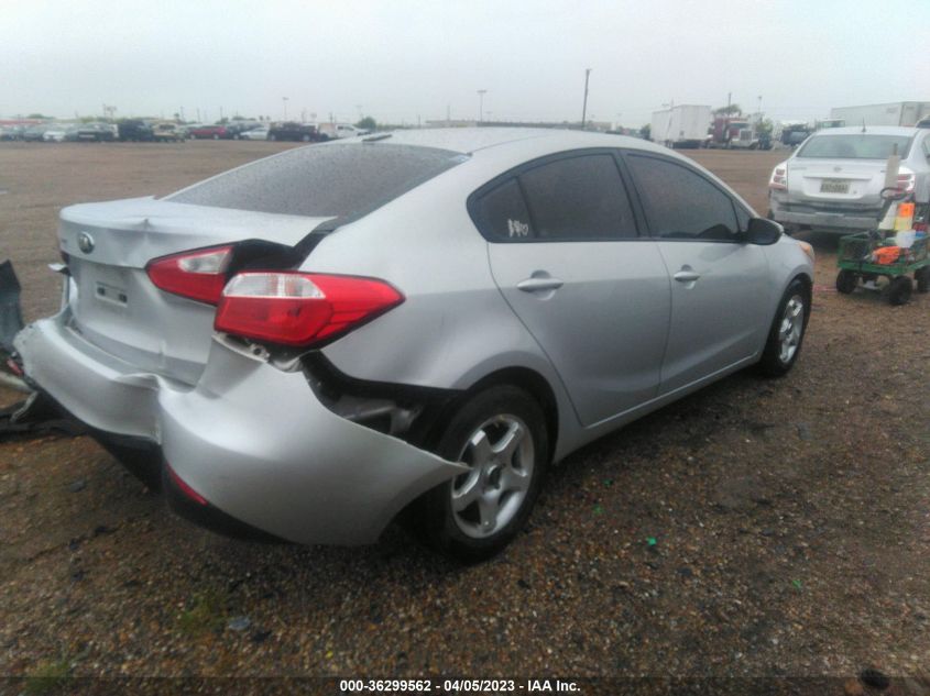 2015 KIA FORTE LX - KNAFX4A68F5370010