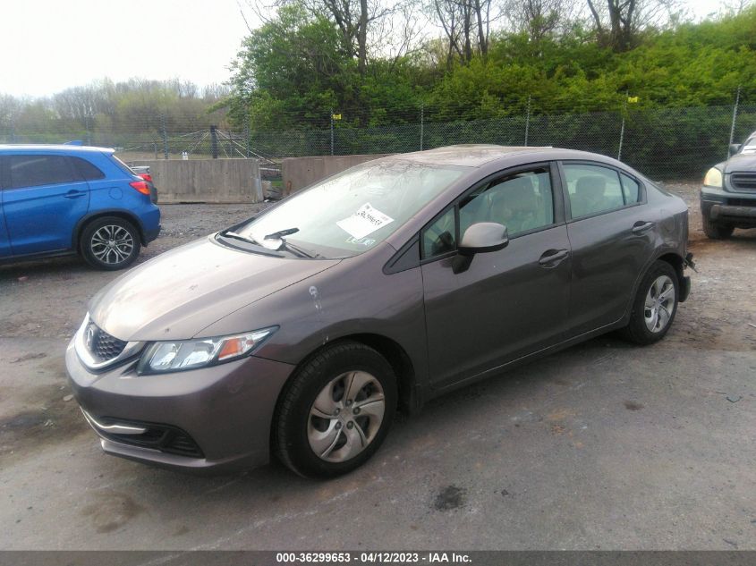 2015 HONDA CIVIC SEDAN LX - 19XFB2F50FE279369