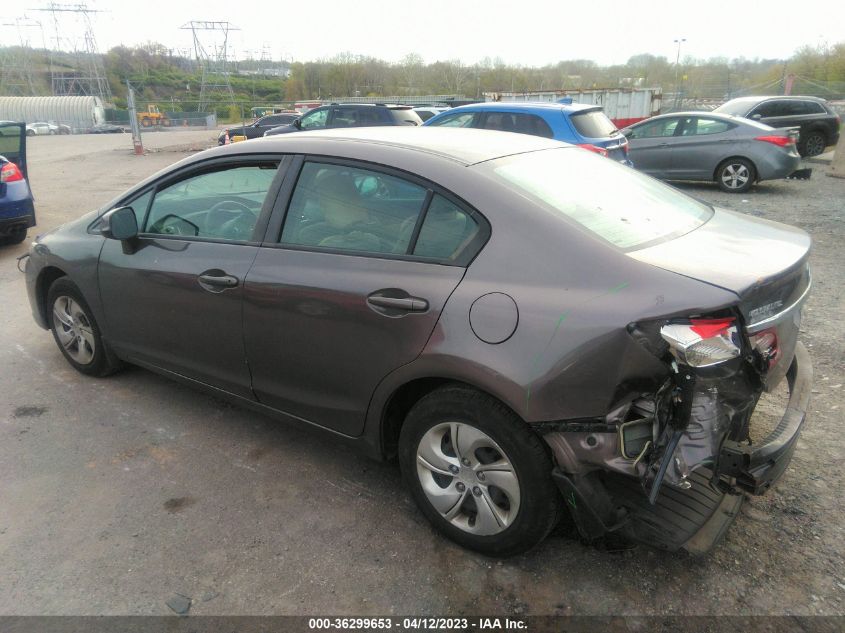 2015 HONDA CIVIC SEDAN LX - 19XFB2F50FE279369
