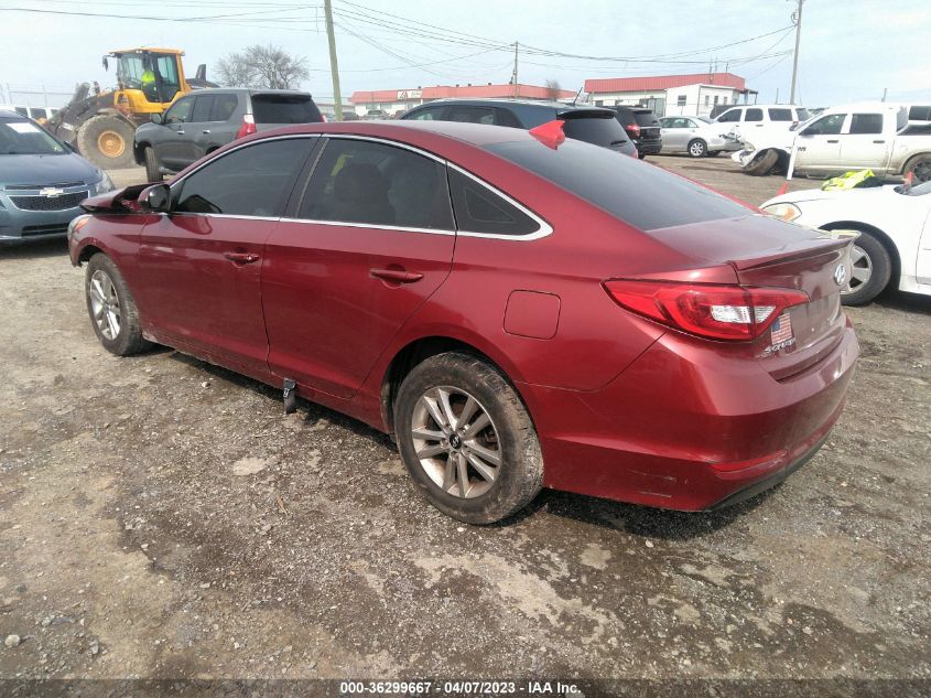 2016 HYUNDAI SONATA 2.4L - 5NPE24AF8GH386013