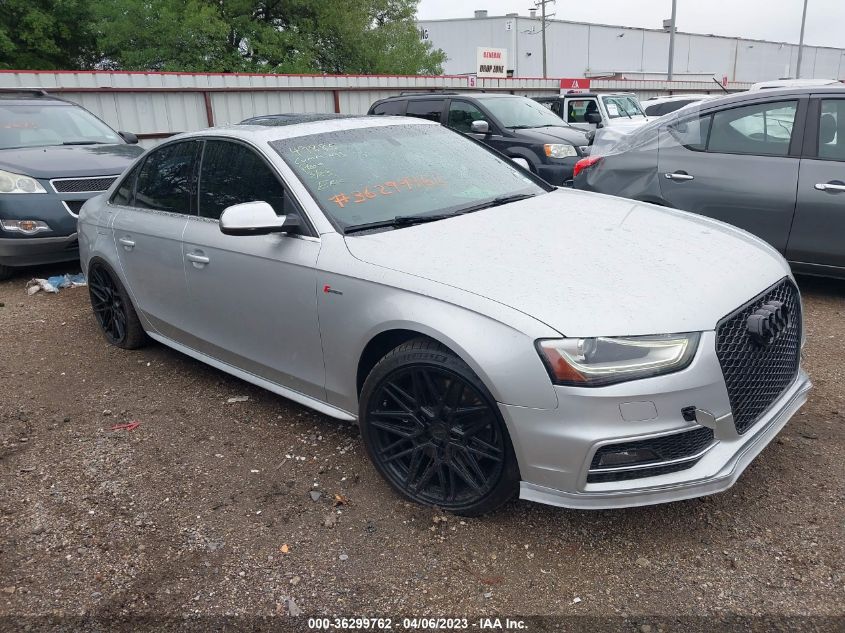 2013 AUDI S4 PREMIUM PLUS - WAUBGAFLXDA089407