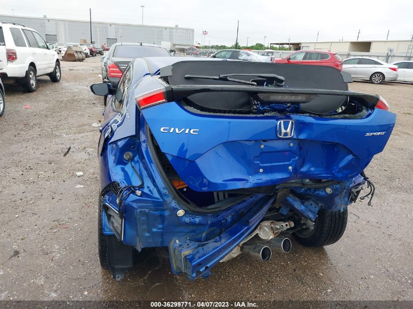2019 HONDA CIVIC HATCHBACK SPORT - SHHFK7H47KU220212