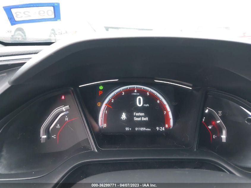 2019 HONDA CIVIC HATCHBACK SPORT - SHHFK7H47KU220212