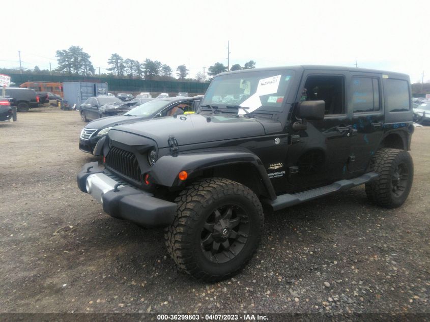 2013 JEEP WRANGLER UNLIMITED SAHARA - 1C4BJWEG7DL626616