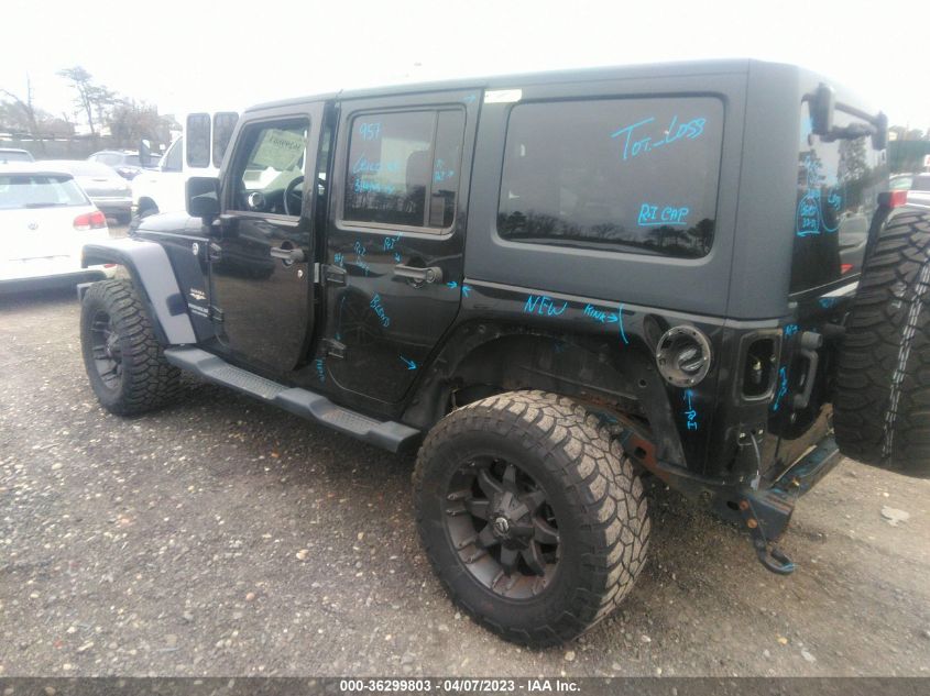 2013 JEEP WRANGLER UNLIMITED SAHARA - 1C4BJWEG7DL626616