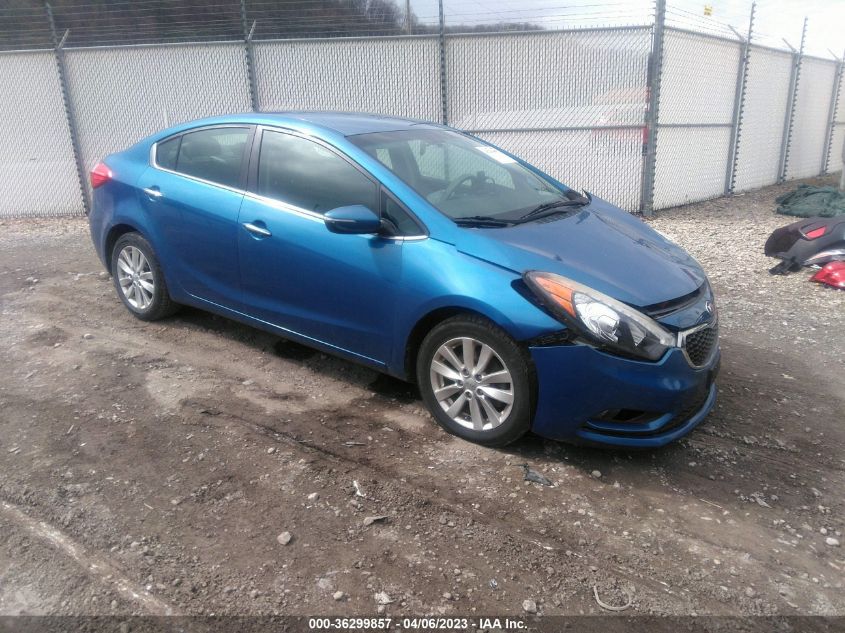 2014 KIA FORTE EX - KNAFX4A88E5105605