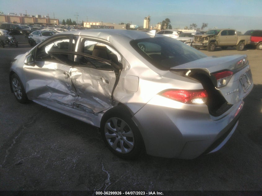 VIN 5YFEPRAEXLP054559 2020 TOYOTA COROLLA LE