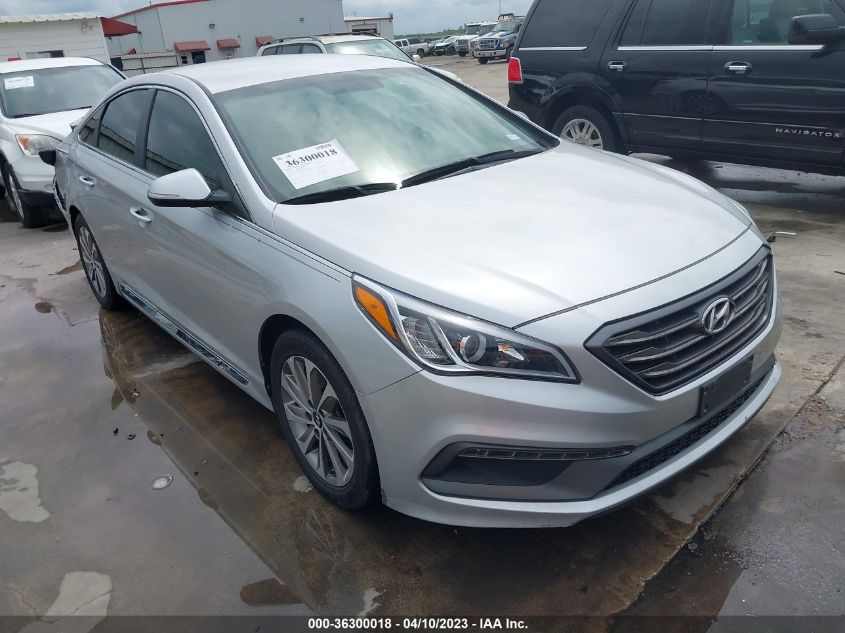 2017 HYUNDAI SONATA SPORT - 5NPE34AF2HH536230