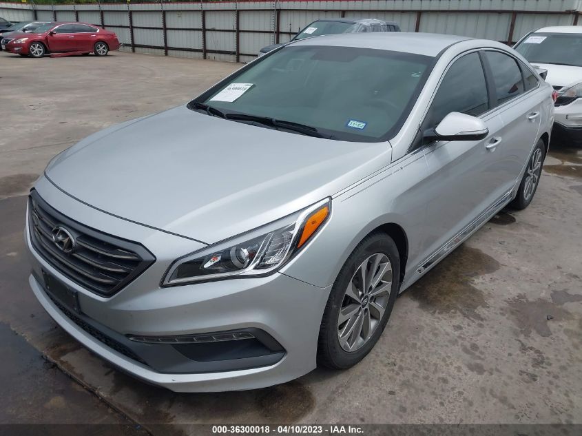 2017 HYUNDAI SONATA SPORT - 5NPE34AF2HH536230