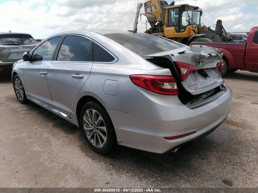 2017 HYUNDAI SONATA SPORT - 5NPE34AF2HH536230