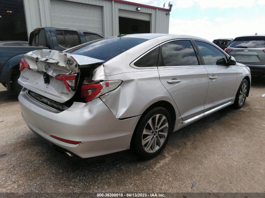 2017 HYUNDAI SONATA SPORT - 5NPE34AF2HH536230