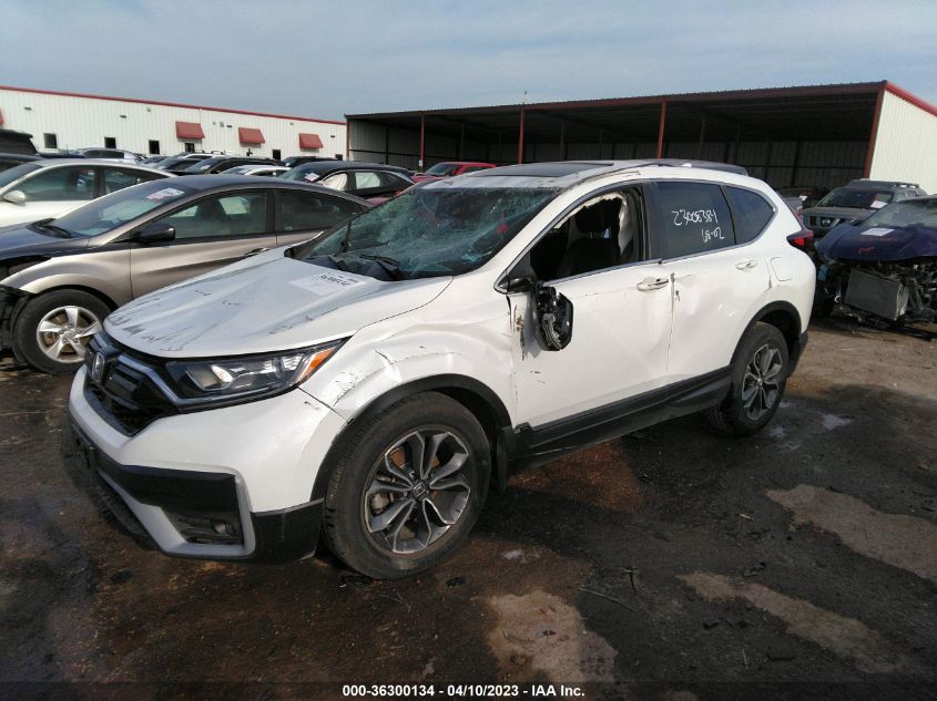 2022 HONDA CR-V EX-L - 7FARW1H84NE008346