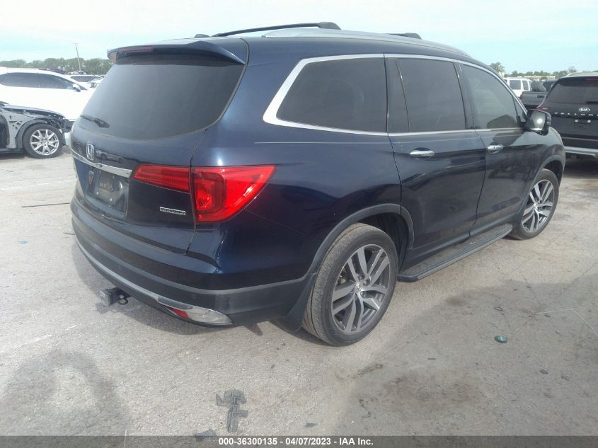 2016 HONDA PILOT TOURING - 5FNYF5H91GB018925
