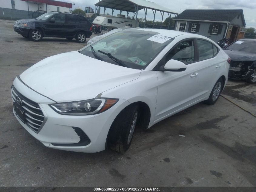 2017 HYUNDAI ELANTRA SE - 5NPD74LF6HH176182