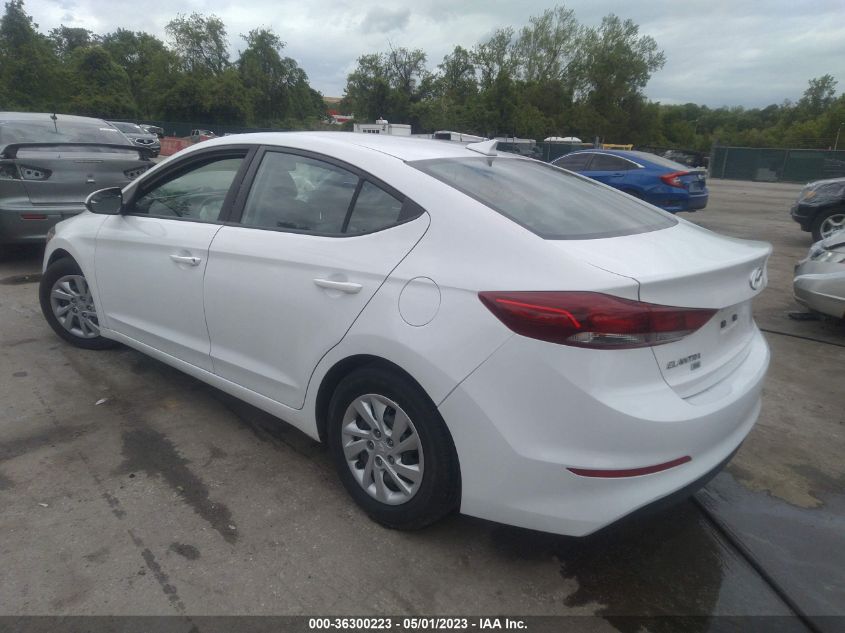 2017 HYUNDAI ELANTRA SE - 5NPD74LF6HH176182