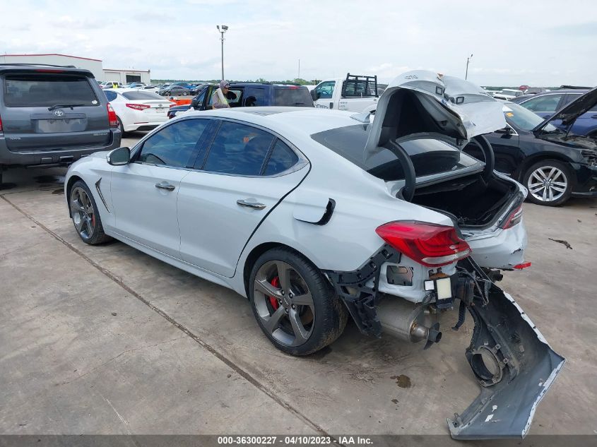 2019 GENESIS G70 3.3T ADVANCED - KMTG34LE4KU026151
