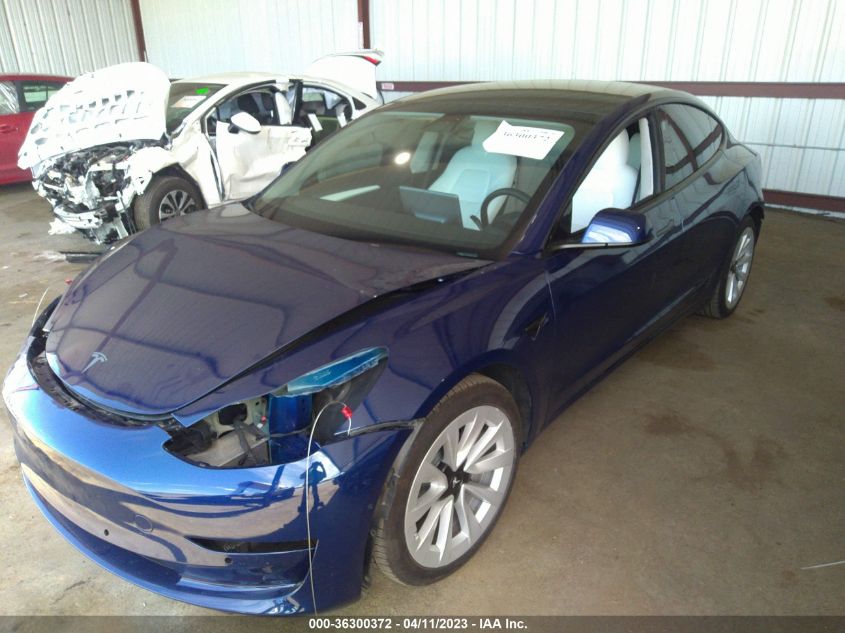 2021 TESLA MODEL 3 LONG RANGE - 5YJ3E1EB5MF068770